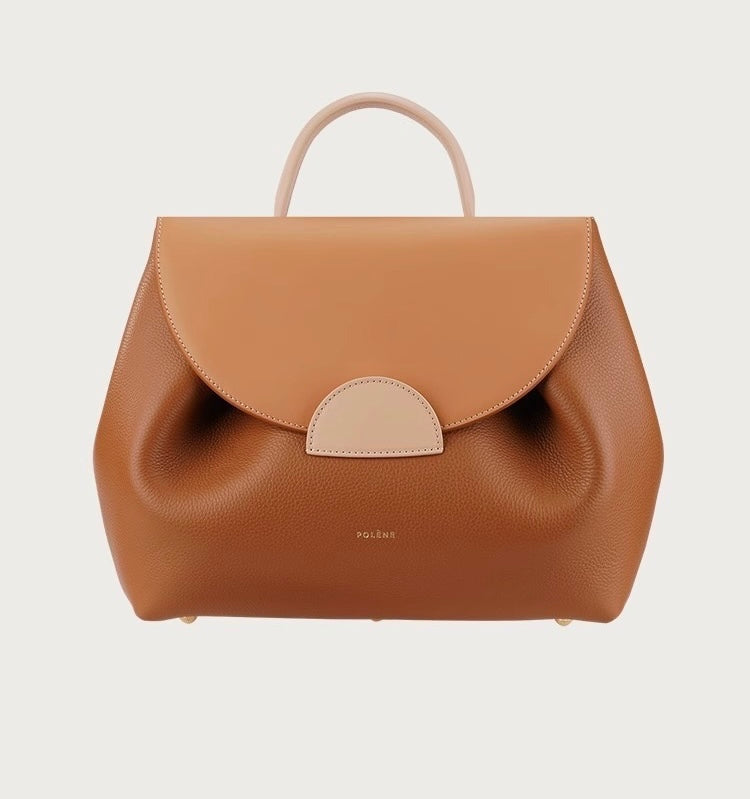 Mini Satchel – Dove Pebble