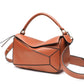 Le Cartable Geométrica – Cuir Cognac