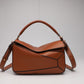 Le Cartable Geométrica – Cuir Cognac